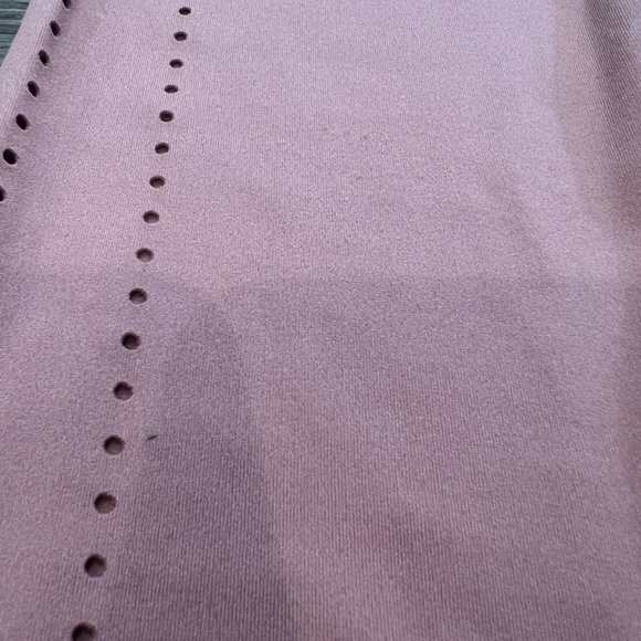 Gymshark Laser Cut Leggings, Peach, High-rise, Size Medium, Womens - Picture 5 of 13